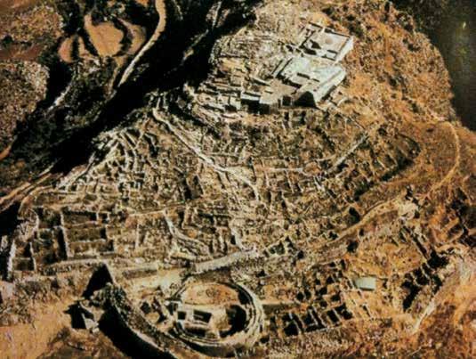 Buildings Sanctuaries Adyton Model of the Mycenae acropolis