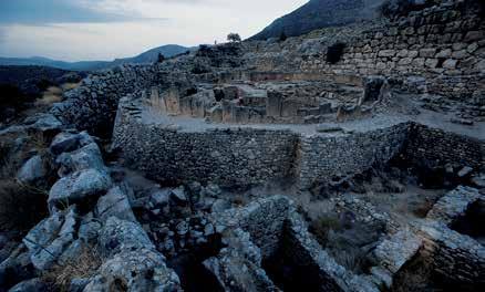 Historical Monuments of Greece Ancient Greece The archaeological site of Mycenae dates from 1350-1200 B.C.