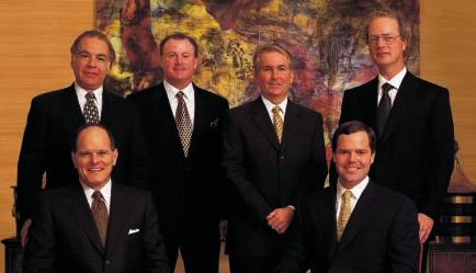 MGM MIRAGE Management Committee (L-R) Gary N. Jacobs, J. Terrence Lanni, Daniel M. Wade, John T. Redmond, James J. Murren and Robert H.