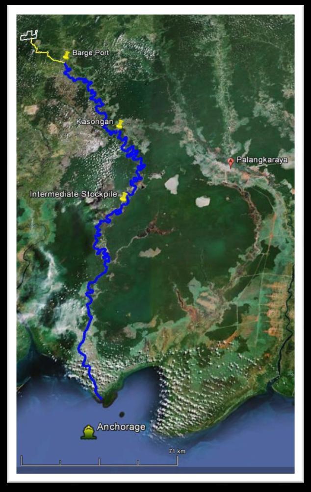 Regional Exploration Strategy Katingan Regency largely undeveloped Cooperation agreement with PT Goku Resources within Regency and adjacent Regencies Forestry operations progressing through this area