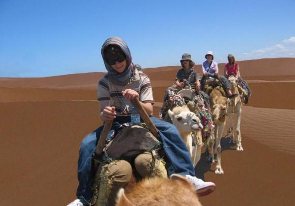 Day 3 : Sahara camel trek & camp Ouarzazate Merzouga.