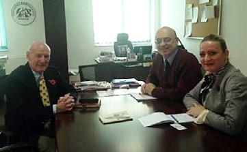 Ai u takua me prorektorin për bashkëpunim të AAB-së, Xhavit Rexhaj dhe Ganimete Ismajli, asistente në AAB. Z.