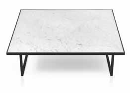 Table 1000mm x 1000mm x 200mm Finish: Xo Grigio Scuro Opaco PC249980-XOGSO Mono Table 1300mm x 70mm x