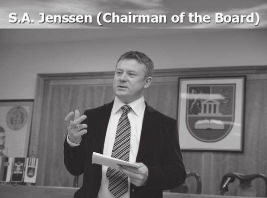 Slika 4: Dr. Svenn Are Jensen, predsednik Upravnog odbora kompanije Slika 6: Studenti Ekonomskog fakulteta u Kragujevcu 2010.