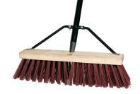 Indoor and outdoor use. SIL36MA 36" SYN18MA 18" SYN24MA 24" Stable Broom Head Long stiff bristle for rough floor surface or large debris clean.