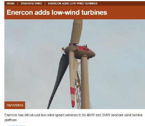 Motivation Low Wind Turbines Bigger Blades (Austin R.J.