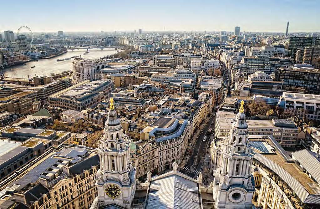 A CITY LIKE NO OTHER Culturally vibrant, colourfully cosmopolitan, fashionably eclectic and heritage-rich, London marches to the beat of its own drum and is one of the most