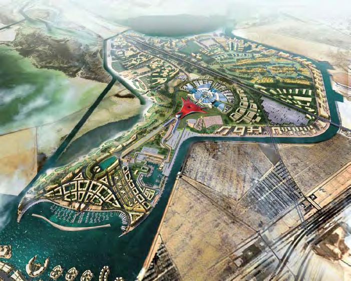 Master plan marina: Part of the 25km 2 landmark Yas Island masterplan Opening in 2010, Ferrari World Abu Dhabi is set to become the world s largest indoor theme park.