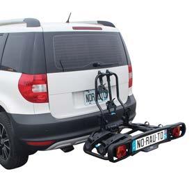 This NORAUTO Premium bike rack, ideal for frequent use, allows access to the trunk thanks to its ultra