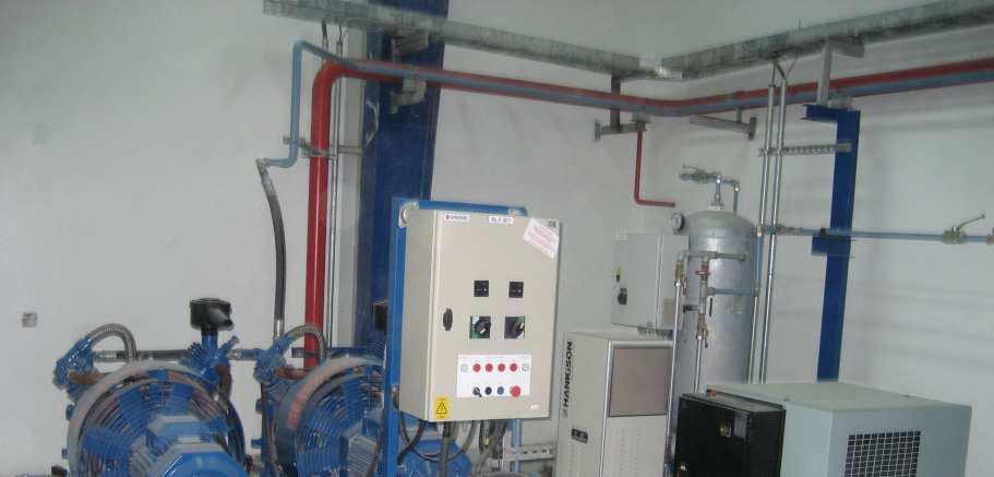 Mechanical Compressed air system: Starting air Compressor unit and Starting air vessel has