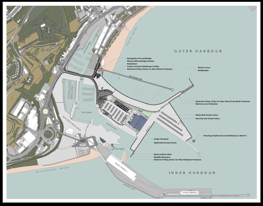 MAKING GOOD ON A PROMISE TO DELIVER FOR DOVER The Port of Dover delivers for Dover and the nation as a major construction stage begins with the appointment of VSBW, a joint venture between