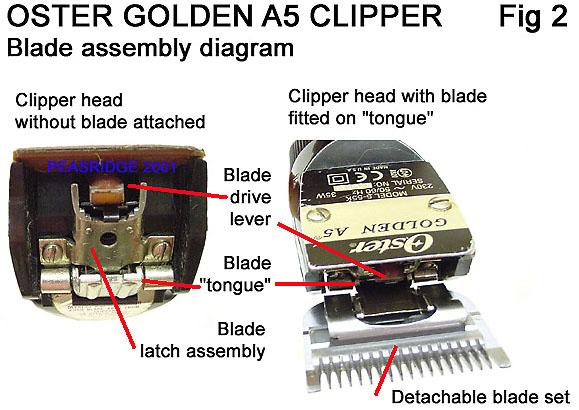 A wide range of snap-on blades can be fitted to this clipper, including those made by Oster as well as the Wahl range and others similar snap-on type blades.
