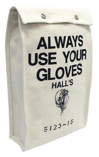 ), Base Size: (8-1/ x ) 51-15 - 15 High 51-17 - 17 High 51-19 - 19 High Bellows opening #51-15 #51-15 Two Pocket Glove Bags Overall Base Size: (8 x 6 ) 51-1 - Fits 1 Gloves, 16 High 51-16 - Fits 16