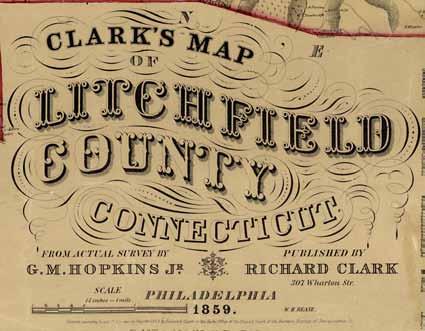 Map of Litchfield County, Connecticut 1859 To find your town, click on the name in the list below BARKHAMSTED BETHLEHEM BRIDGEWATER CANAAN COLEBROOK CORNWALL GOSHEN HARWINTON KENT LITCHFIELD MORRIS