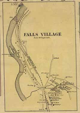 Falls Village Map of