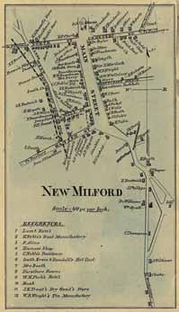 New Milford Map of