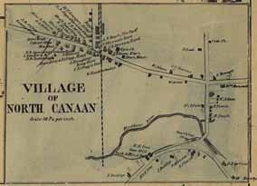 North Canaan 32 Map of Litchfield County, Connecticut 1859