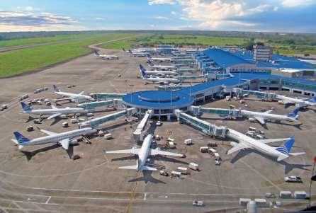Right Infrastructure Hub of the Americas More jetbridges and international destinations than