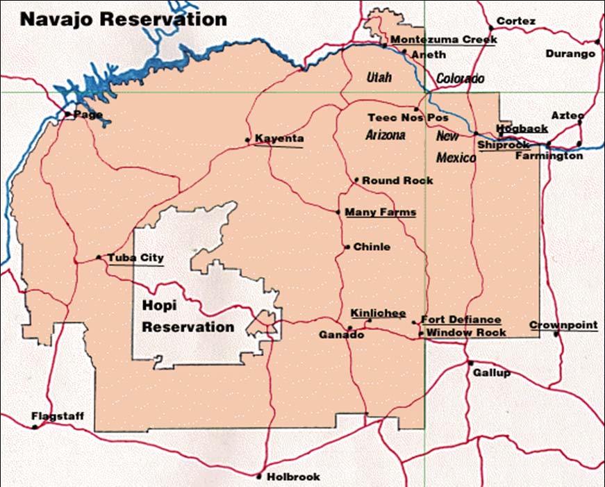 However, when construction began in 1956 the land was still part of the Navajo Reservation January 29 th, 1957 the Navajo Nation signed