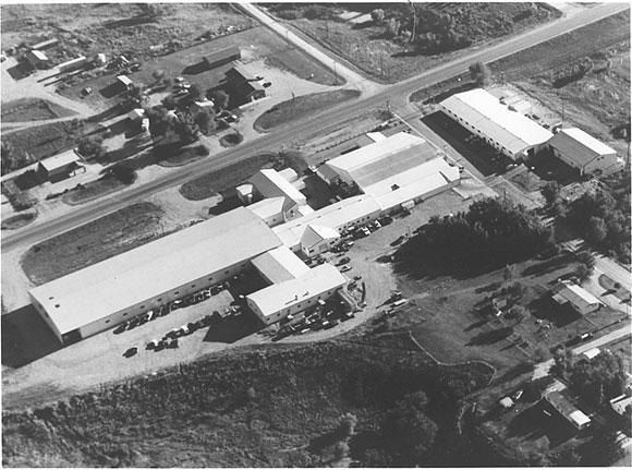 County highway equipment maintenance shop, and the greenhouses, which are now used for an aquaculture operation to raise Tilapia for commercial markets.