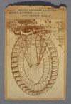 Estimate: 5-5 Lot # 34 - Ferris Wheel Glass Slide with hand written title "Looking through the center of the Ferris Wheel". Marked "Miscellaneous List World's Columbian Exposition Lantern Slides.