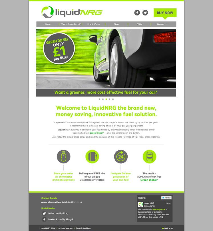 digital LiquidNRG website