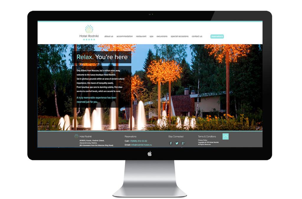 digital Hotel Rodniki website