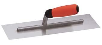 shock and reduces user fatigue 84-043 4½ x 11 (114 x 279mm) Finishing Trowel 84-045 4 x 12 (102 x 254mm) Finishing Trowel 84-047 4 x 14 (102 x 356mm) Finishing Trowel 84-049 4 x 16 (102 x 406mm)