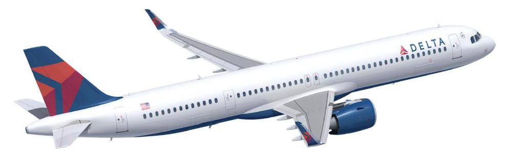 Taking Upgauging into the Next Decade 100 A321neo aircraft to be delivered from 2020-2023, building on Delta s large narrowbody advantage well into the next decade New engine technology and larger