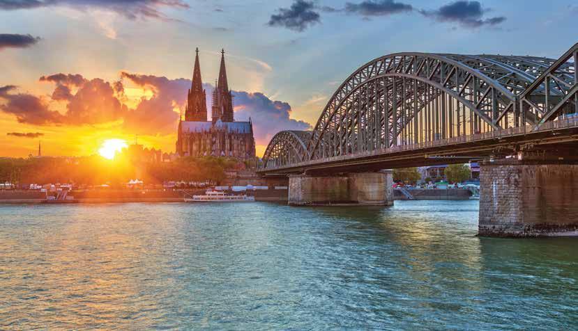 Cologne, Germany Splendours of the Rhine 10 night cruise onboard Crystal Debussy Cruise Departs: 23 Apr, 10, 27 May, 13, 30 Jun, 17 Jul, 03, 20 Aug, 06, 23 Sep, 10, 27 Oct, 13 Nov 2018 Highlights: