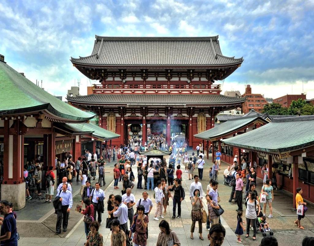 Next, you ll visit the famous Buddhist shrines and temples of Asakusa, Tokyo s oldest Buddhist temple.