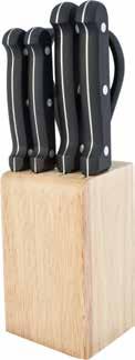 new UC511 1piece cutlery set with rubberwood block