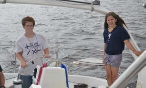 aboard the 31-foot sloop, Messenger, hosted by Captain