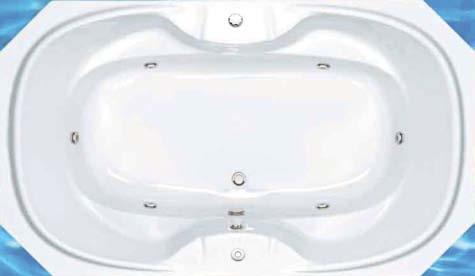 shape ensures a luxuriating bath for two.