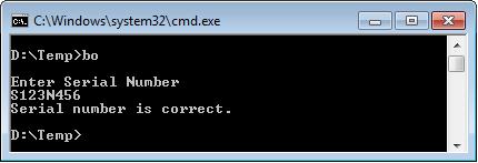 Code segment 120 128 132 checkserial() i=7 ret hàm main() IP 200 scanf( %s,sn) ret hàm checkserial() SP P Vùng nhớ cho biến sn 300 3F0 400 401 128 Stack segment Sau khi hàm checkserial thực hiện