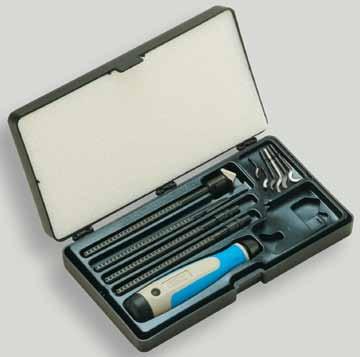 THE MINIKIT NG9100 Universal deburring kit for all machinists.