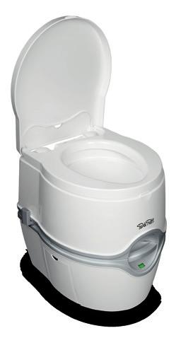 The designer portable toilet.