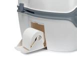 In combination with a larger seating surface, the Porta Potti Excellence is comfortable for all ages.