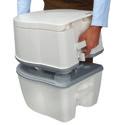 1 2 3 4 5 6 7 8 The level indicators with which the Porta Potti