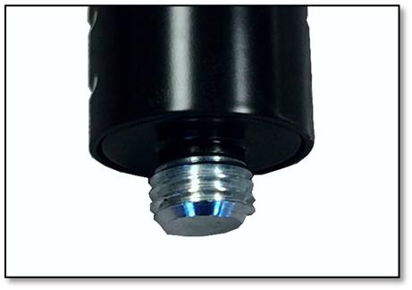 FEATURES The bottom of the pole features a large M20 threaded stud which is designed for use exclusively in the