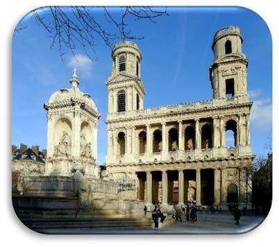 Saint Sulpice It is the 2 nd largest church in the city, constructed during the 13 th century and dedicated to Sulpitius the Pious During the 18 th century, an elaborate gnomon was constructed there