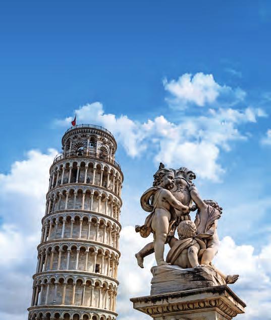 climb Want to reach the top of the iconic Leaning Tower of Pisa? Turn to page 24 to learn about this shore excursion!