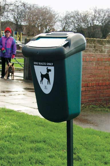Hygienically designed, Retriever 35 bin incorporates a removable bin which may be hosed out and a secure metal chute system which prevents unauthorised access.