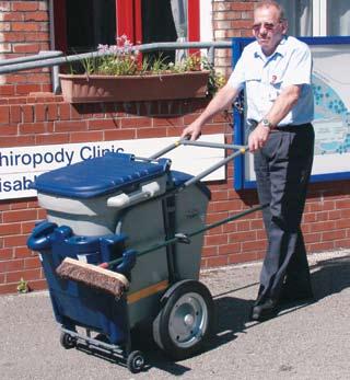 Litter Collection Products Litter Collection Products Space-liner Advanced design Space-liner orderly barrow has superb balance and is very easy to handle.