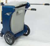 lid Light grey Skipper trolley with sack retention system only.