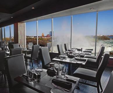 outdoor Patio and Private Dining Room Located in the Marriott on the Falls Seating for up to 280 people