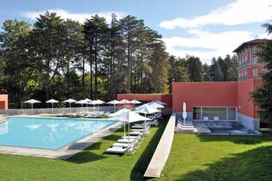 landscaped with impressive cedar, pine and holly trees, the Vidago Palace is justly considered one of Portugal s finest hotels.