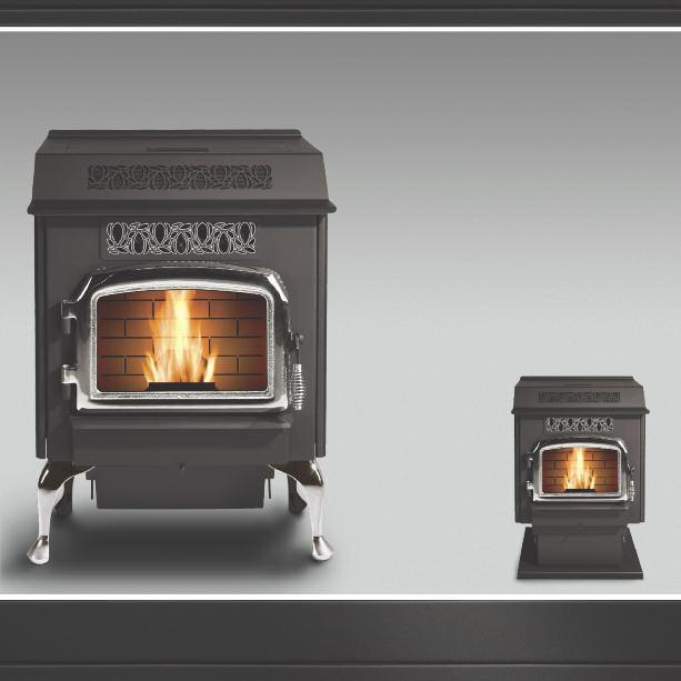 ASHBY-P PRESCOTT A pellet insert designed to rededicate your space to warmth A tailored, traditional stove built to burn long and strong Built to replace your current source of woodburning heat, the