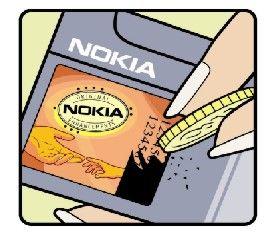 pomoći. Vaš ovlašćeni Nokia servis ili distributer će ispitati autentičnost baterije. Ako se autentičnost ne može potvrditi, vratite bateriju prodavcu. Utvrdite autentičnost holograma 1.