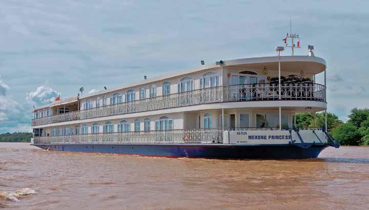 RV Mekong Princess For our exploration of the Mekong we have chartered the all-suite, luxurious river vessel the RV Mekong Princess.